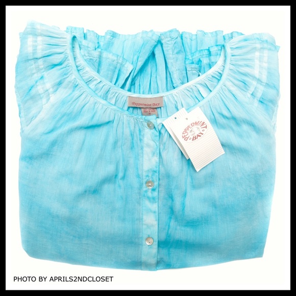 SWIMSUIT SWIM BLUE WHITE COVERUP TUNIC DRESS A2C - Picture 6 of 8